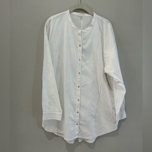 Eileen Fisher Cotton White Shirt